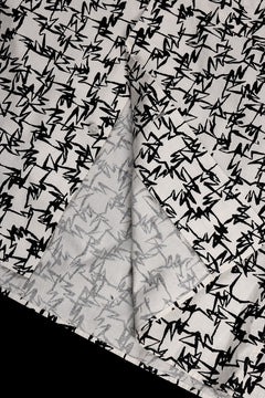 画像をギャラリービューアに読み込む, Y&#39;s for men x MASSES OPEN COLLAR SHIRT / MA ALL OVER PIGMENT PRINT (WHITE)