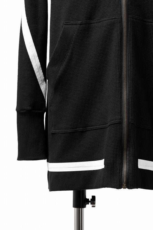 FIRST AID TO THE INJURED -VOX- ZIP HOODIE JACKET/ WAFFLE JERSEY (BLACK)