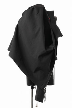 Load image into Gallery viewer, m.a+ zipped tall collar shirt jacket / H252DZ/CCE (BLACK)