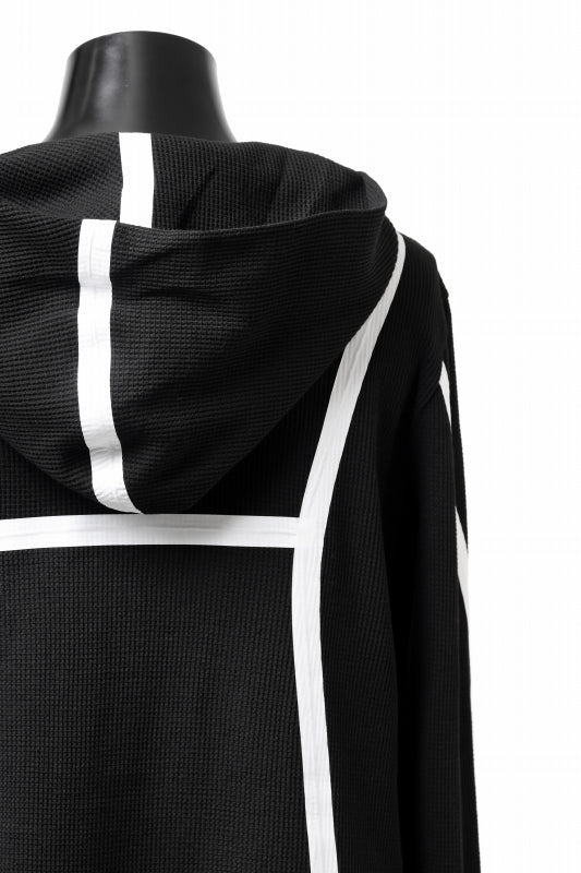 FIRST AID TO THE INJURED -VOX- ZIP HOODIE JACKET/ WAFFLE JERSEY (BLACK)