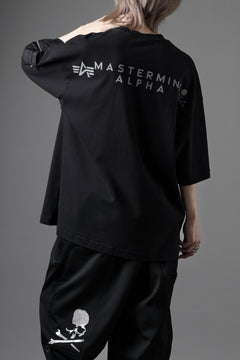 画像をギャラリービューアに読み込む, MASTERMIND WORLD x ALPHA INDUSTRIES CIGER POCKET OVERSIZED T-SHIRT (BLACK)