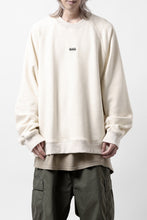 画像をギャラリービューアに読み込む, A.F ARTEFACT BOMBERHEAT® BACK LOGO DOLMAN TOPS (CREAM)