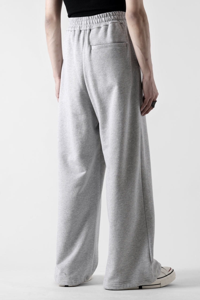 画像をギャラリービューアに読み込む, Feng Chen Wang PANELLED STRAIGHT SWEATPANTS (GREY)