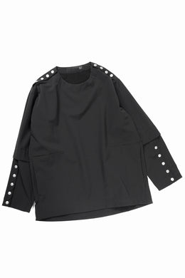 A.F ARTEFACT SNAP PULLOVER / TECH-SMOOTH (BLACK)