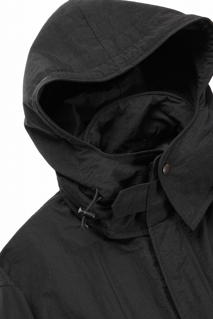 画像をギャラリービューアに読み込む, Y&#39;s for men MODS COAT / NYLON TASLAN with THINSULATE (BLACK)