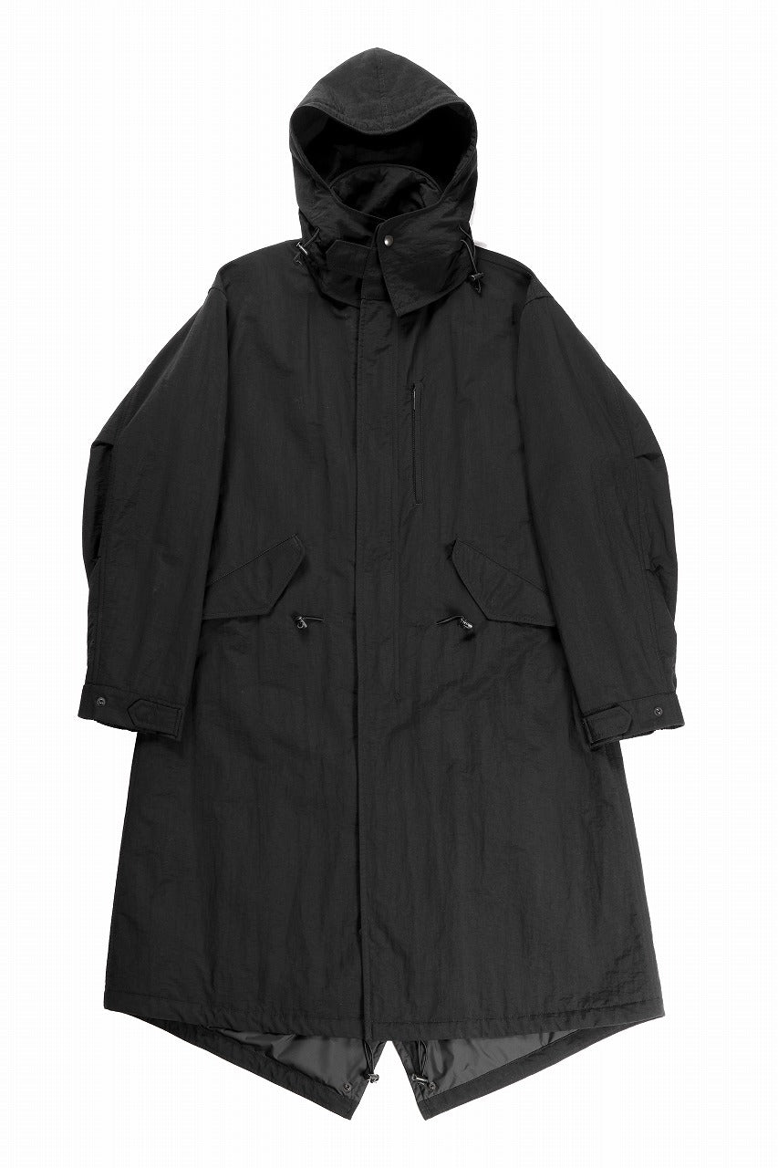 Y's for men MODS COAT / NYLON TASLAN with THINSULATE (BLACK)