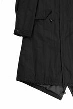 画像をギャラリービューアに読み込む, Y&#39;s for men MODS COAT / NYLON TASLAN with THINSULATE (BLACK)