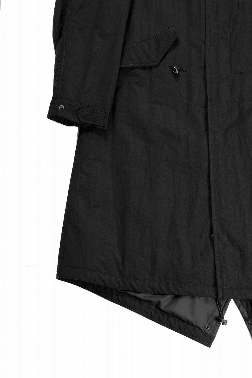 画像をギャラリービューアに読み込む, Y&#39;s for men MODS COAT / NYLON TASLAN with THINSULATE (BLACK)
