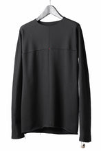 画像をギャラリービューアに読み込む, m.a+ written one piece long sleeve tops / T211D/JCKM (BLACK)