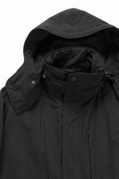 画像をギャラリービューアに読み込む, Y&#39;s for men MODS COAT / NYLON TASLAN with THINSULATE (BLACK)