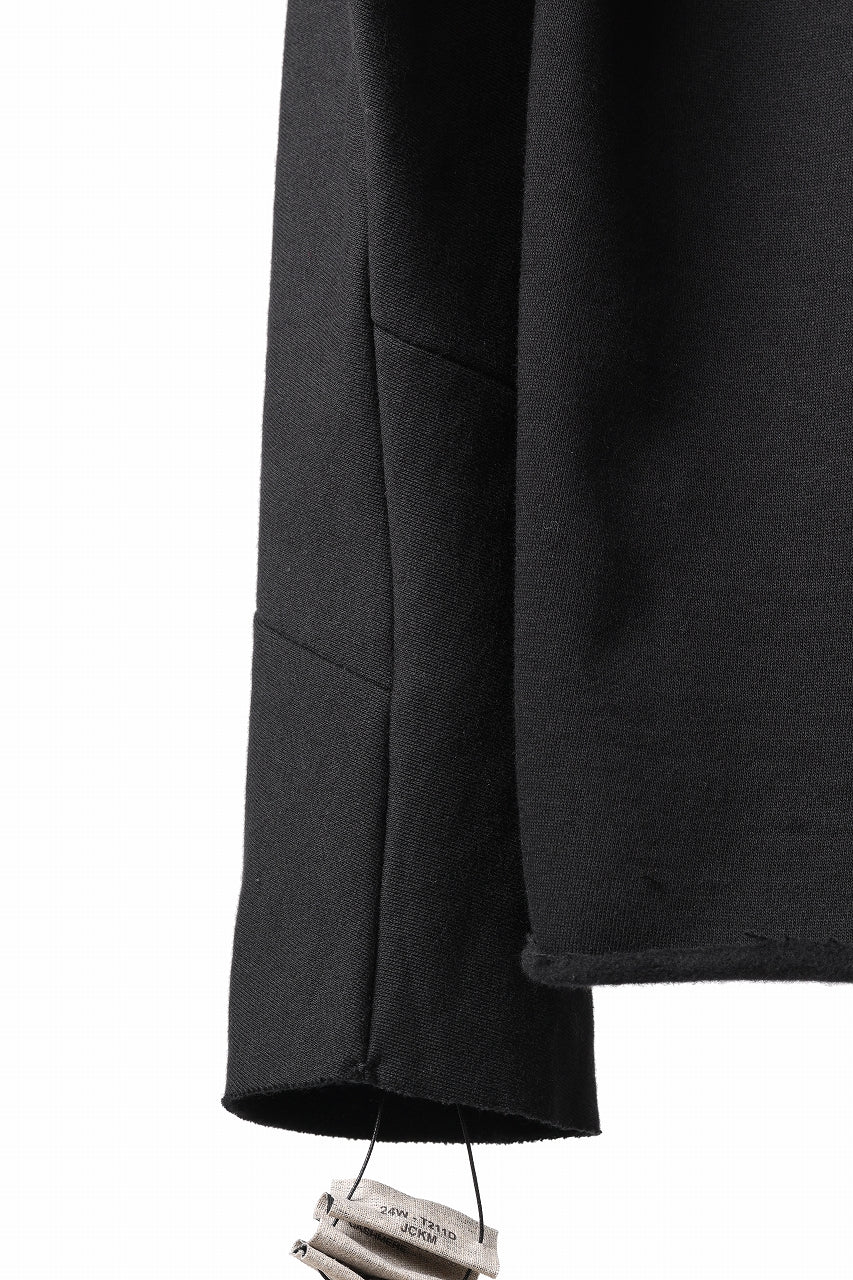 m.a+ written one piece long sleeve tops / T211D/JCKM (BLACK)