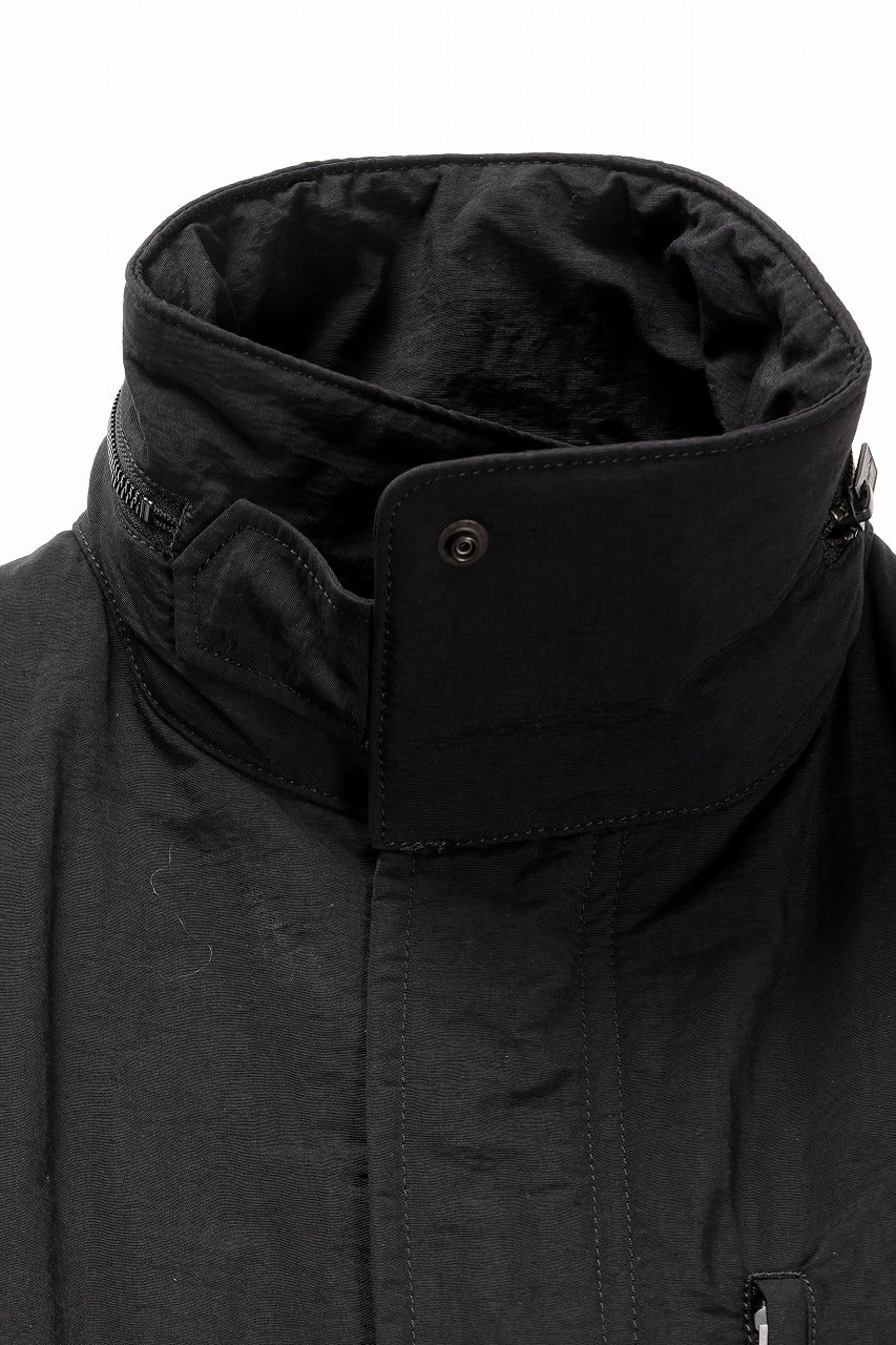 画像をギャラリービューアに読み込む, Y&#39;s for men MODS COAT / NYLON TASLAN with THINSULATE (BLACK)