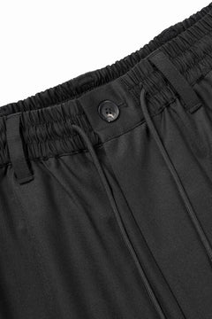 画像をギャラリービューアに読み込む, Y-3 Yohji Yamamoto REFINED WOOL SAROUEL CARGO PANTS (BLACK)