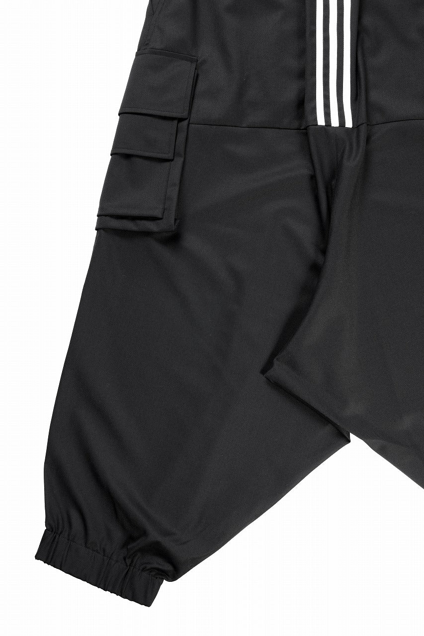 画像をギャラリービューアに読み込む, Y-3 Yohji Yamamoto REFINED WOOL SAROUEL CARGO PANTS (BLACK)
