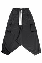画像をギャラリービューアに読み込む, Y-3 Yohji Yamamoto REFINED WOOL SAROUEL CARGO PANTS (BLACK)