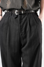 画像をギャラリービューアに読み込む, Y's for men SUSPENDER PANTS / HEATHER STRIPES RAYON (BLACK)
