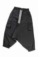 画像をギャラリービューアに読み込む, Y-3 Yohji Yamamoto REFINED WOOL SAROUEL CARGO PANTS (BLACK)