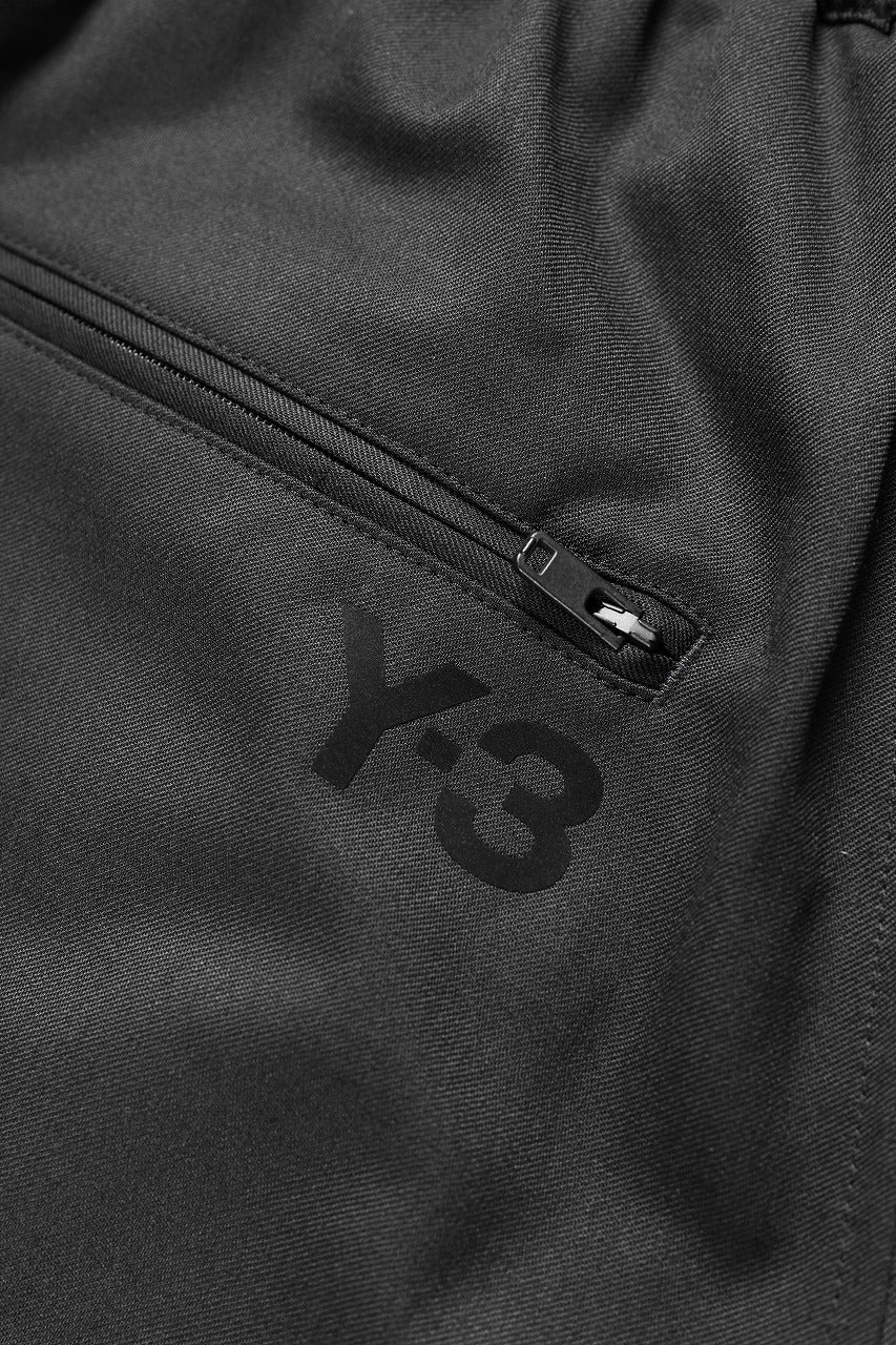 画像をギャラリービューアに読み込む, Y-3 Yohji Yamamoto REFINED WOOL SAROUEL CARGO PANTS (BLACK)