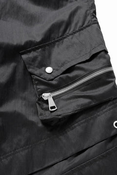 画像をギャラリービューアに読み込む, A.F ARTEFACT NYLON CARGO BAGGY PANTS (BLACK)