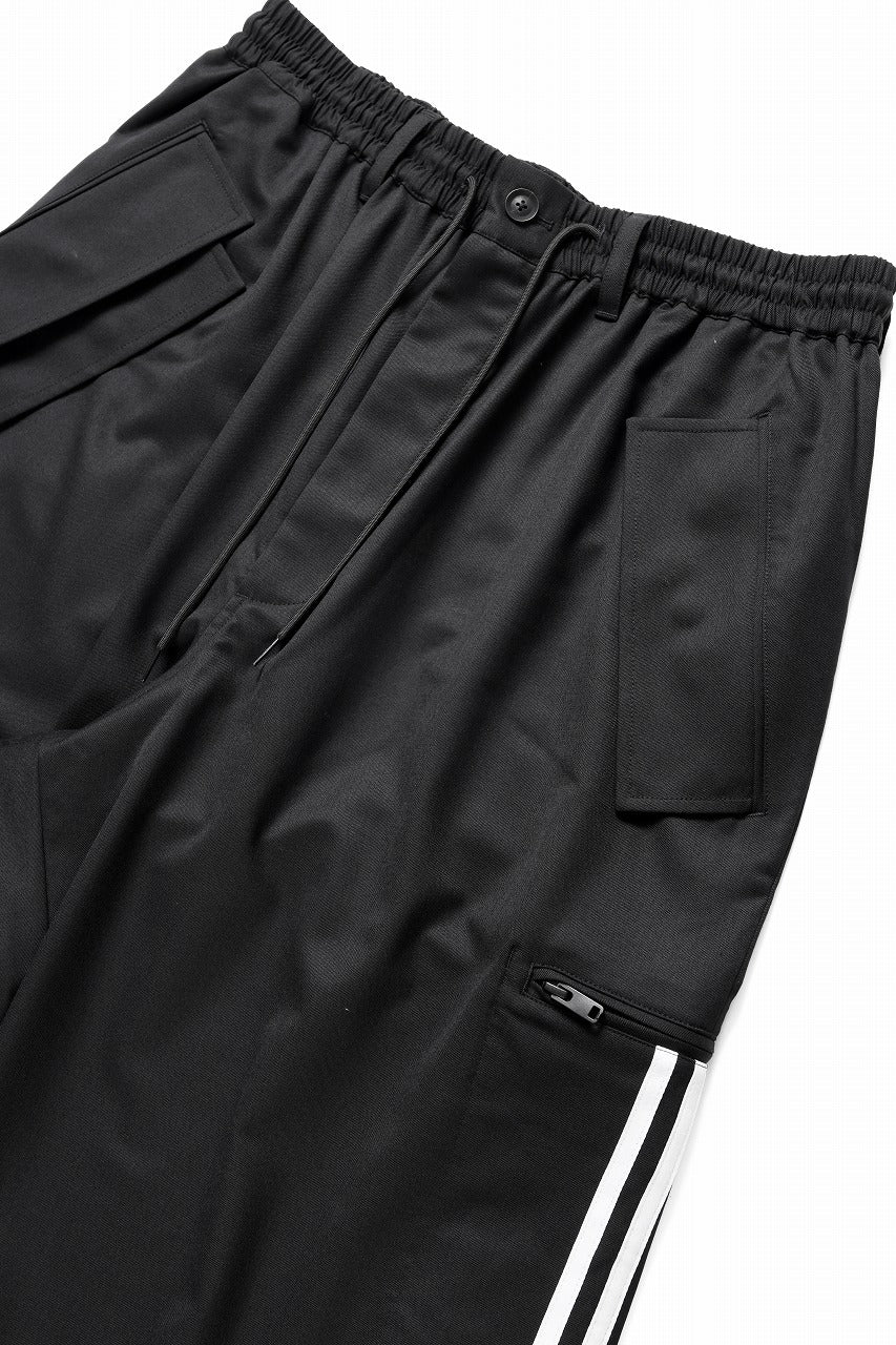 画像をギャラリービューアに読み込む, Y-3 Yohji Yamamoto REFINED WOOL STRAIGHT PANTS (BLACK)