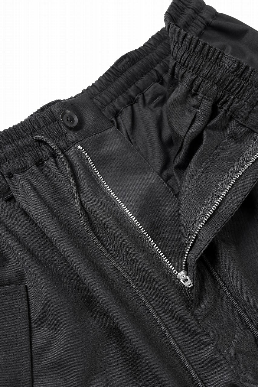 画像をギャラリービューアに読み込む, Y-3 Yohji Yamamoto REFINED WOOL STRAIGHT PANTS (BLACK)