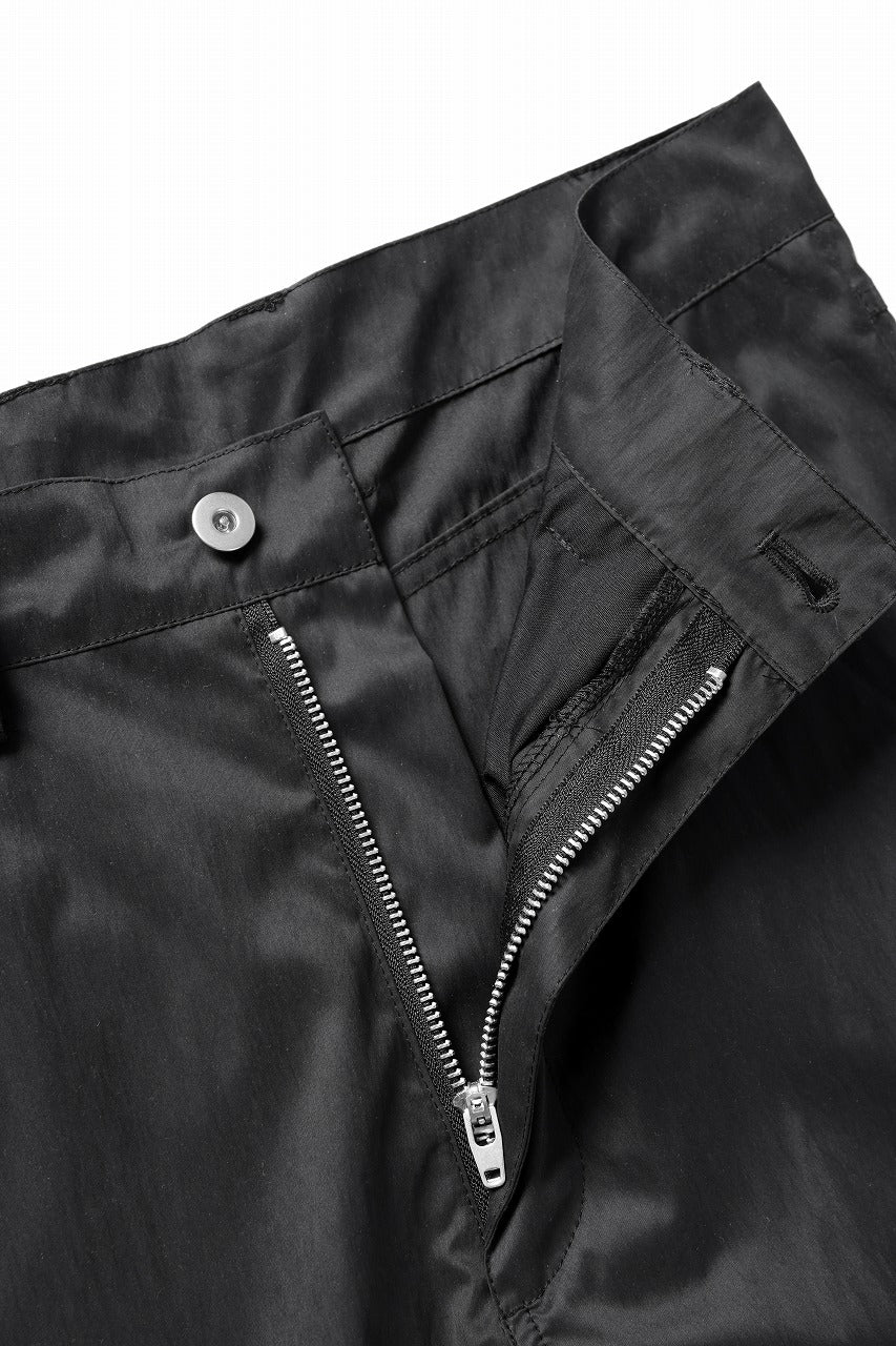 A.F ARTEFACT NYLON CARGO BAGGY PANTS (BLACK)