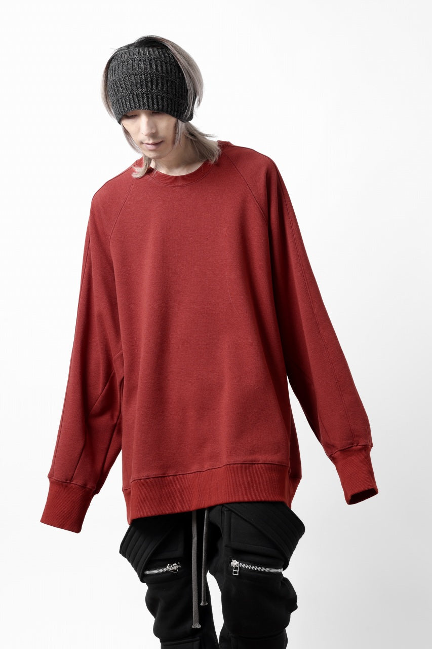 A.F ARTEFACT BOMBERHEAT® DOLMAN PULLOVER TOPS (ORANGE)