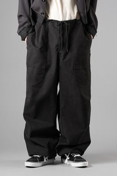 画像をギャラリービューアに読み込む, entire studios BARREN CARGO TROUSERS (BLACK)