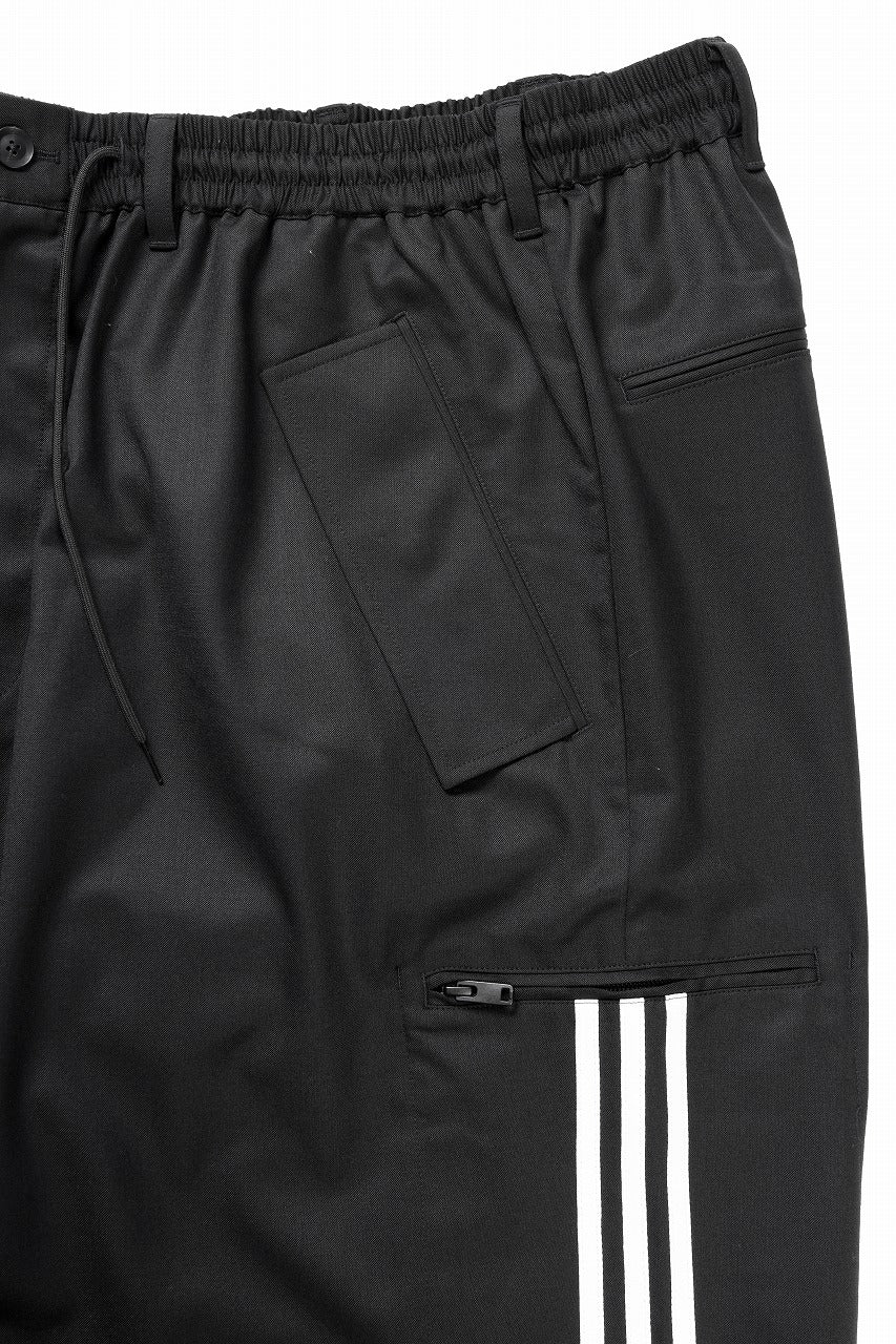 画像をギャラリービューアに読み込む, Y-3 Yohji Yamamoto REFINED WOOL STRAIGHT PANTS (BLACK)
