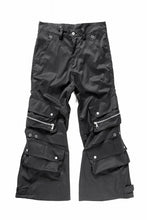 画像をギャラリービューアに読み込む, A.F ARTEFACT NYLON CARGO BAGGY PANTS (BLACK)