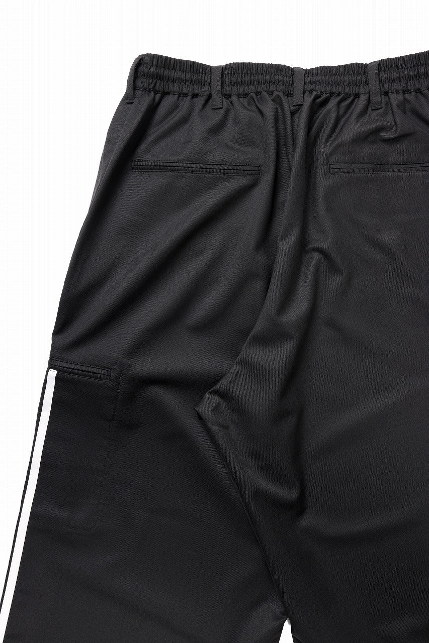 画像をギャラリービューアに読み込む, Y-3 Yohji Yamamoto REFINED WOOL STRAIGHT PANTS (BLACK)