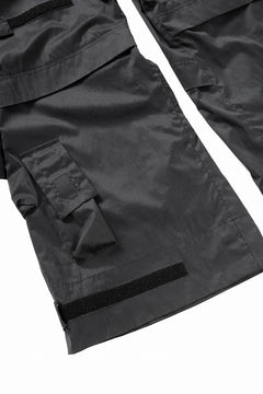 画像をギャラリービューアに読み込む, A.F ARTEFACT NYLON CARGO BAGGY PANTS (BLACK)