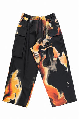 Y-3 Yohji Yamamoto AOP SPORT UNIFORM CARGO PANTS (BLACK + MULTI)