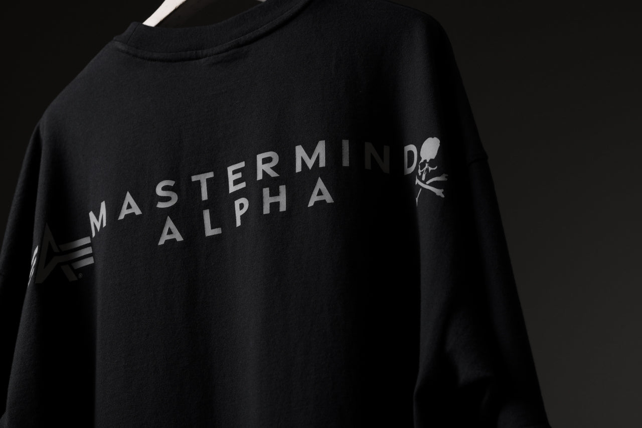 MASTERMIND WORLD x ALPHA INDUSTRIES CIGER POCKET OVERSIZED T-SHIRT (BLACK)