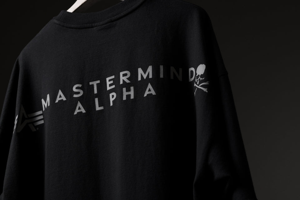 Load image into Gallery viewer, MASTERMIND WORLD x ALPHA INDUSTRIES CIGER POCKET TEE (BLACK)