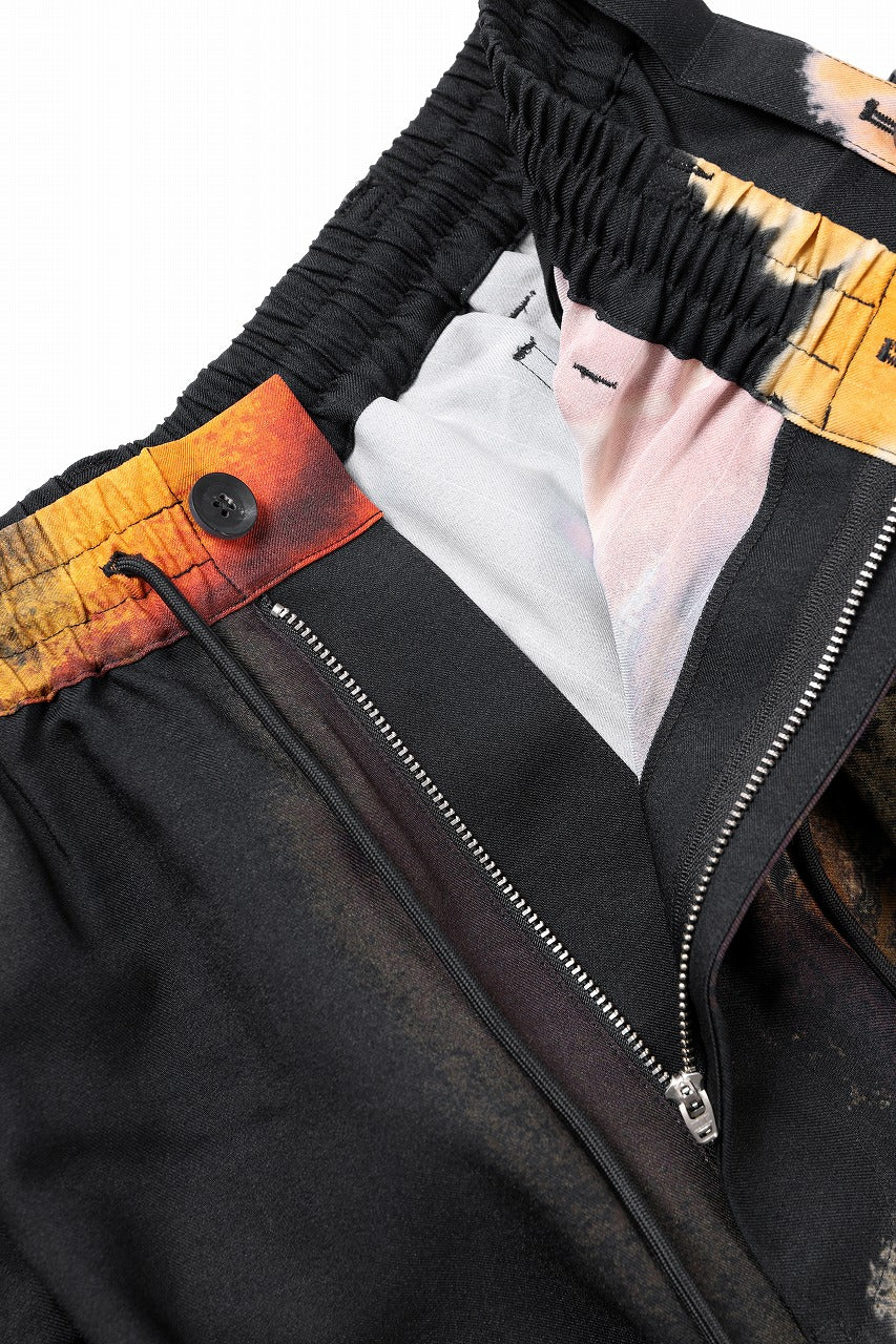 画像をギャラリービューアに読み込む, Y-3 Yohji Yamamoto AOP SPORT UNIFORM CARGO PANTS (BLACK + MULTI)