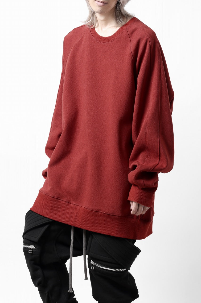 A.F ARTEFACT BOMBERHEAT® DOLMAN PULLOVER TOPS (ORANGE)