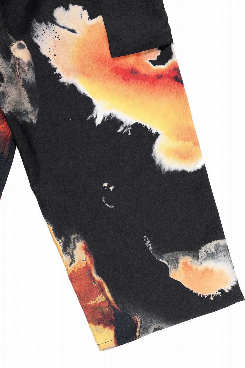 画像をギャラリービューアに読み込む, Y-3 Yohji Yamamoto AOP SPORT UNIFORM CARGO PANTS (BLACK + MULTI)