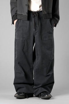 画像をギャラリービューアに読み込む, entire studios BARREN CARGO TROUSERS (WASHED BLACK)