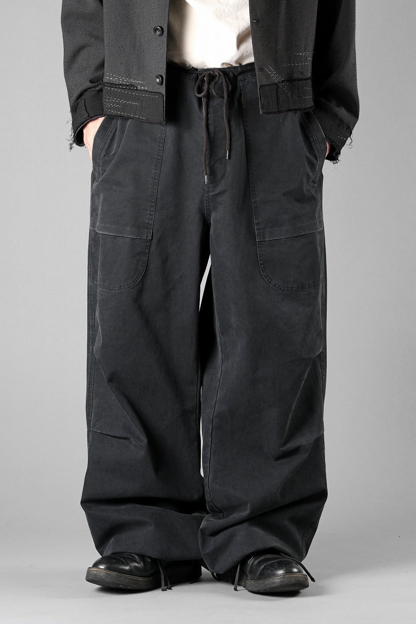 画像をギャラリービューアに読み込む, entire studios BARREN CARGO TROUSERS (WASHED BLACK)