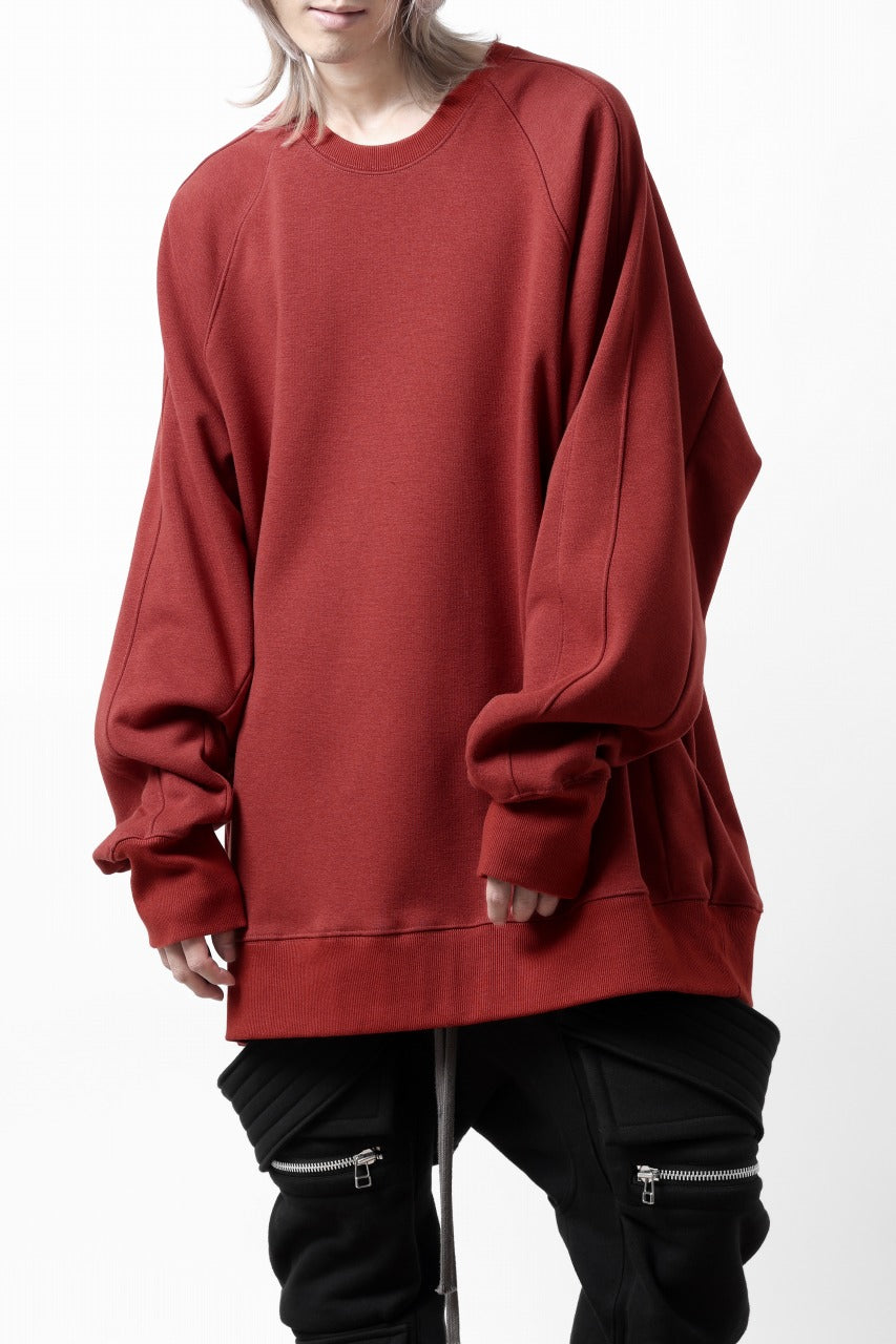 A.F ARTEFACT BOMBERHEAT® DOLMAN PULLOVER TOPS (ORANGE)