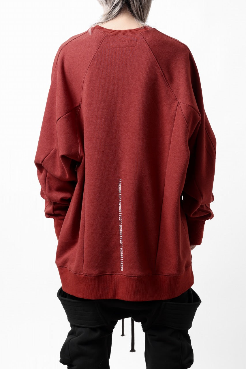 A.F ARTEFACT BOMBERHEAT® DOLMAN PULLOVER TOPS (ORANGE)