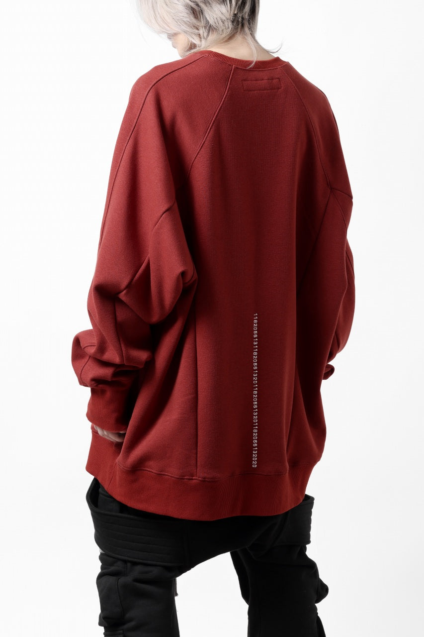 A.F ARTEFACT BOMBERHEAT® DOLMAN PULLOVER TOPS (ORANGE)