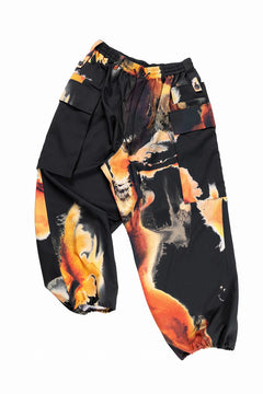 画像をギャラリービューアに読み込む, Y-3 Yohji Yamamoto AOP SPORT UNIFORM CARGO PANTS (BLACK + MULTI)