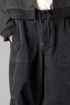 画像をギャラリービューアに読み込む, entire studios BARREN CARGO TROUSERS (WASHED BLACK)
