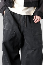 画像をギャラリービューアに読み込む, entire studios BARREN CARGO TROUSERS (WASHED BLACK)
