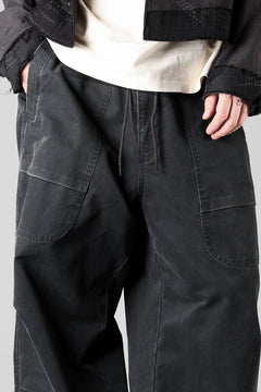 画像をギャラリービューアに読み込む, entire studios BARREN CARGO TROUSERS (WASHED BLACK)
