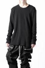 画像をギャラリービューアに読み込む, A.F ARTEFACT exclusive REGULAR FIT TOP / RIB KNIT JERSEY (BLACK)