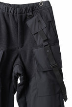 Load image into Gallery viewer, D-VEC x ALMOSTBLACK POLARTEC COAST GUARD TROUSERS / WINDSTOPPER BY GORE-TEX LABS 3L (BLACK)