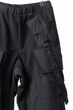 Load image into Gallery viewer, D-VEC x ALMOSTBLACK POLARTEC COAST GUARD TROUSERS / WINDSTOPPER BY GORE-TEX LABS 3L (BLACK)